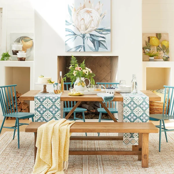 Honeybloom Massena Natural Wood Dining Table, 72 Online Discount^* Shop
