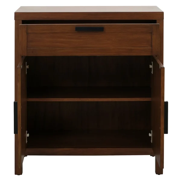 Honeybloom Samuel 1-Drawer 2-Door Wooden Cabinet Opening Sales^* Discount