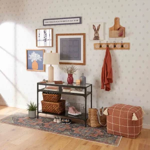 Honeybloom Shiva Brown Woven Pouf Flash Sale^* Best