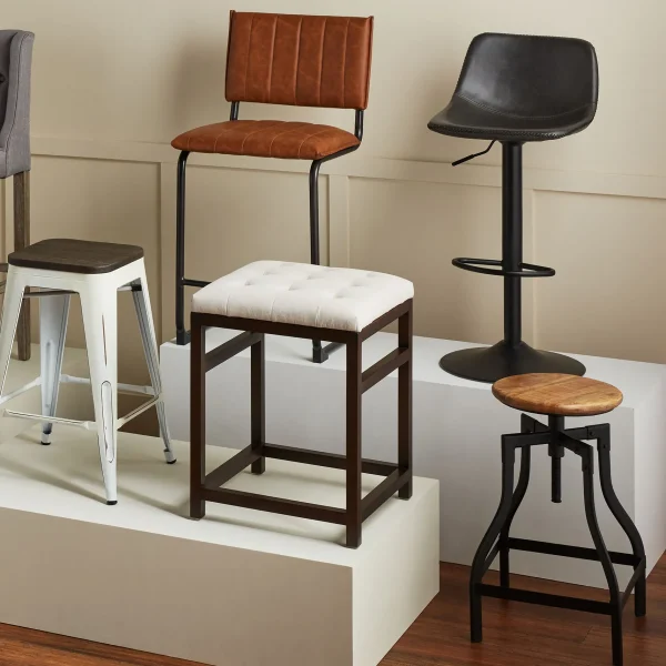 Honeybloom Waco Adjustable Backless Barstool Good Quality^* Shop
