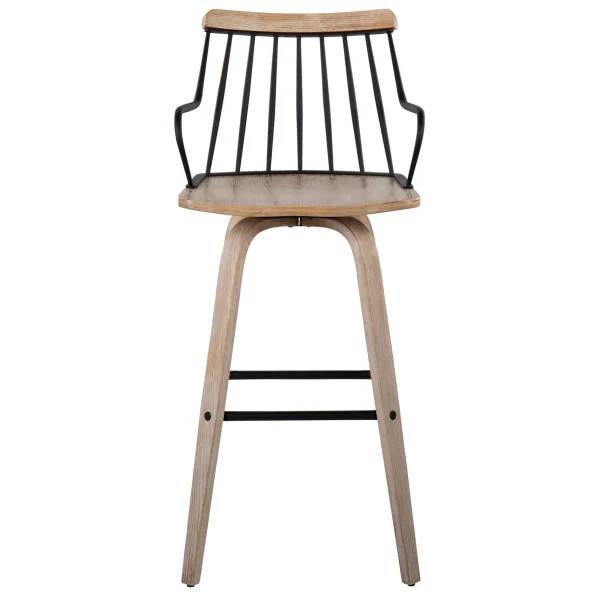 Honeybloom Whitley Swivel Barstool Opening Sales^* Discount