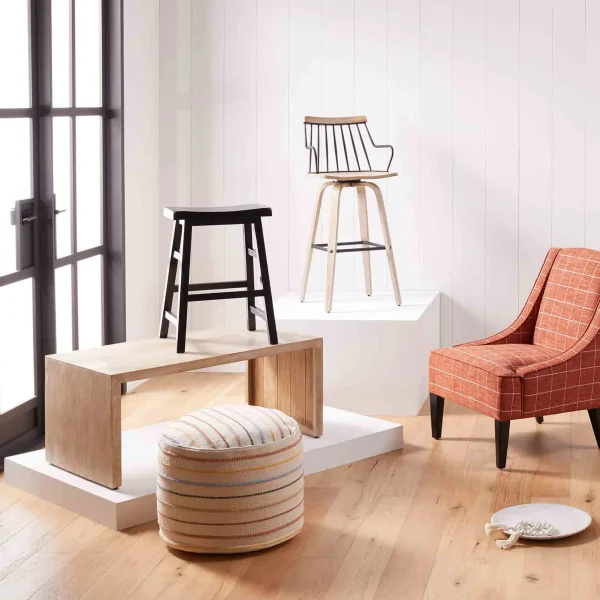 Honeybloom Whitley Swivel Barstool Opening Sales^* Discount