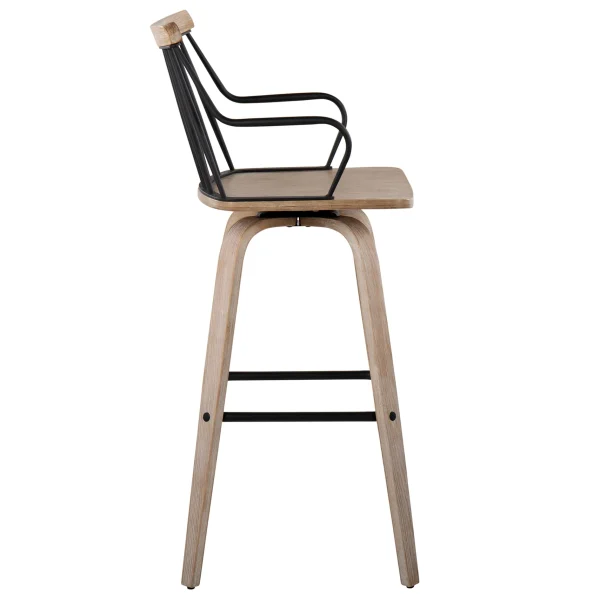 Honeybloom Whitley Swivel Barstool Opening Sales^* Discount