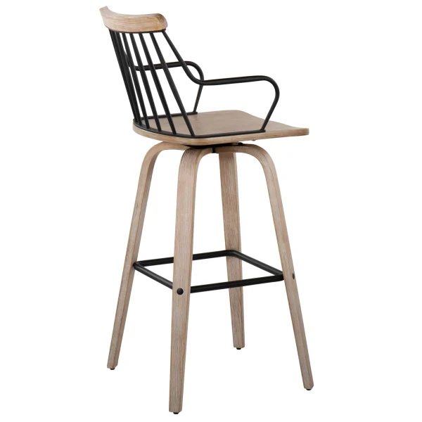 Honeybloom Whitley Swivel Barstool Opening Sales^* Discount