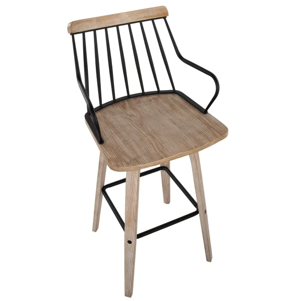 Honeybloom Whitley Swivel Barstool Opening Sales^* Discount
