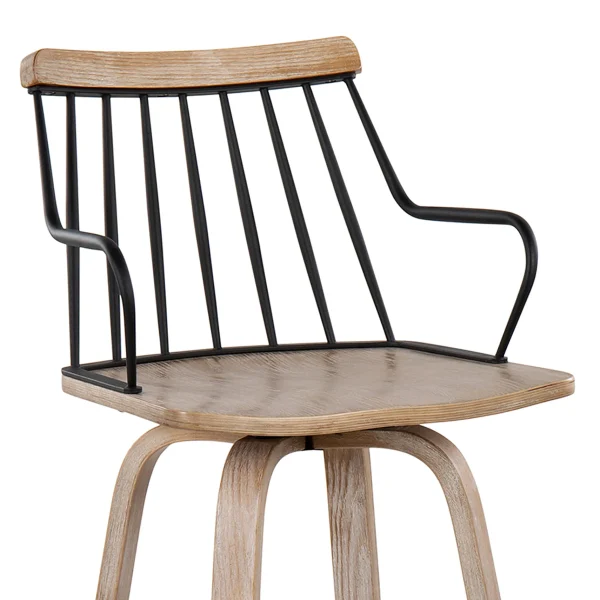 Honeybloom Whitley Swivel Barstool Opening Sales^* Discount
