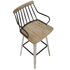 Honeybloom Whitley Swivel Barstool Opening Sales^* Discount
