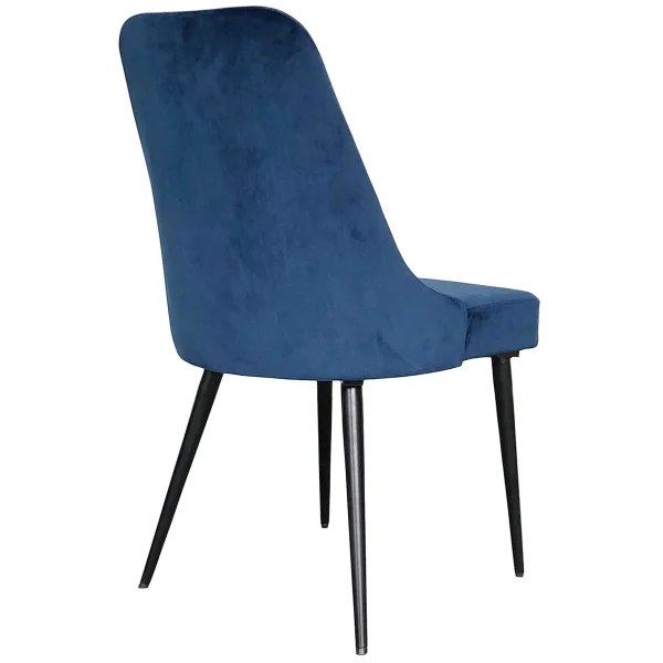 Indigo Blue Velvet Dining Chair Premium^* Best Sale
