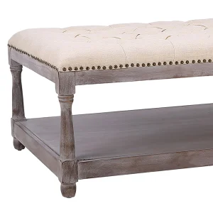 Jardan Tufted Ottoman Natural Kd Opening Sales^* Clearance