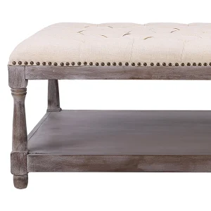 Jardan Tufted Ottoman Natural Kd Opening Sales^* Clearance