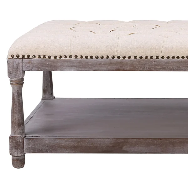 Jardan Tufted Ottoman Natural Kd Opening Sales^* Clearance