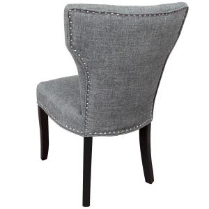Jhene Ii Grey Studded Back Dining Chair Low Price^* Fashion