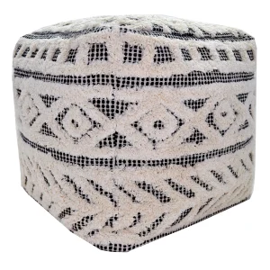 Kai Diamond Tufted Pouf, 16 Outlet^* Fashion