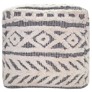 Kai Diamond Tufted Pouf, 16 Outlet^* Fashion
