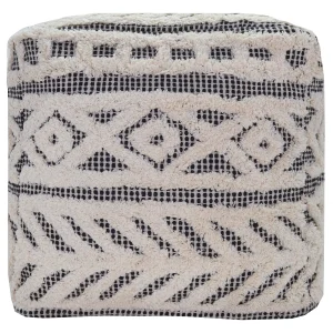 Kai Diamond Tufted Pouf, 16 Outlet^* Fashion