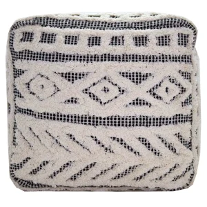 Kai Diamond Tufted Pouf, 16 Outlet^* Fashion