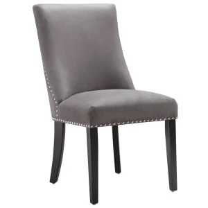 Kane Upholstered Ring Back Dining Chair With Nailhead Trim Good Quality^* Cheap