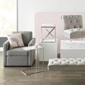 Laila Ali Harlowe Modern Track Arm Chair Promotion^* Best