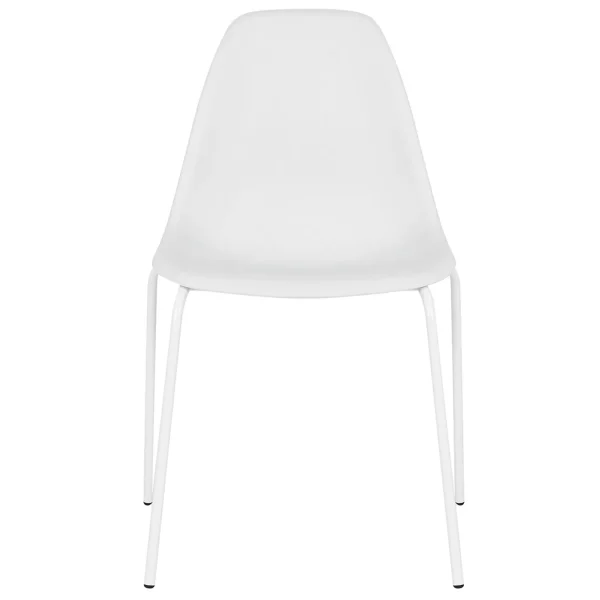 Lily White Dining Chair With Metal Legs Exquisite Gifts^* Best