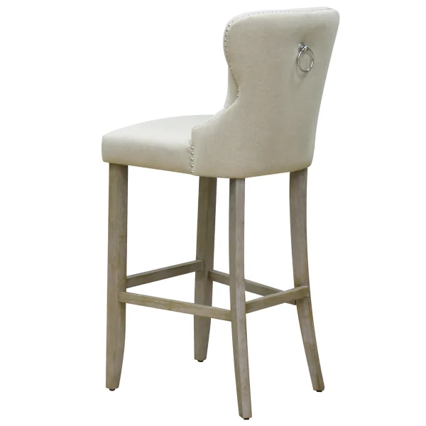 Linen Ring Back Barstool, Kd Online Discount^* Flash Sale