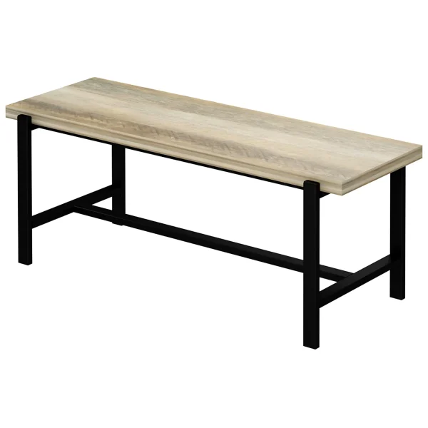 Loggy Wood & Metal Dining Bench, 47 Less Expensive^* Cheap