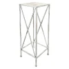 Metal Plant Stand With Wood Top Grey, Large Online Discount^* Online