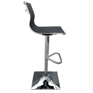 Micah Adjustable Barstool, Black Low Price^* Outlet