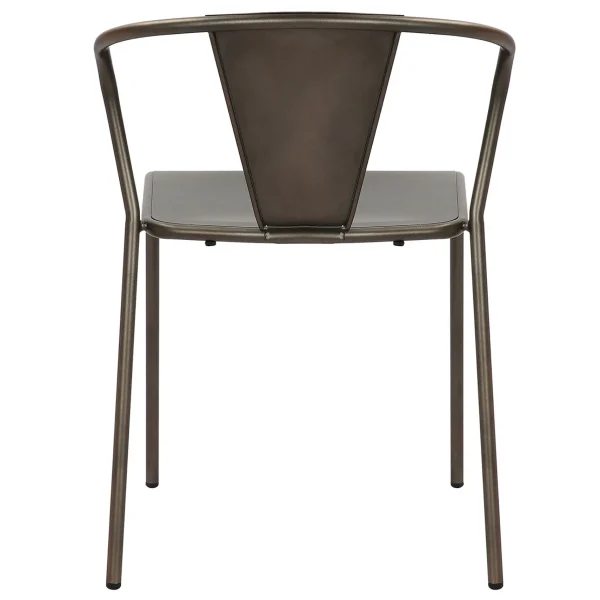 Nova Dark Grey Metal Dining Chair Less Expensive^* Hot