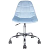 Olivia Blue Velvet Office Chair Exquisite Gifts^* Fashion