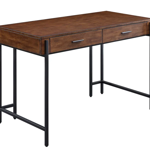 Parkview Metal & Wood Writing Desk With Storage, 48 Less Expensive^* Shop
