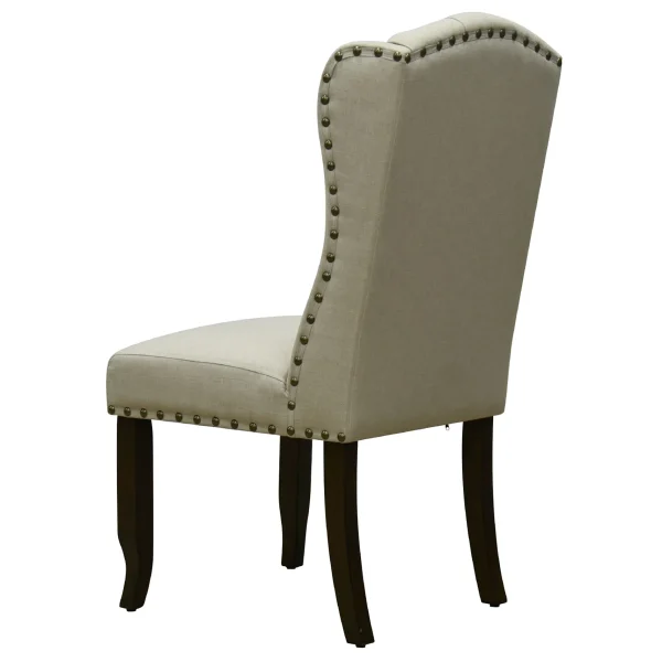 Providence Aahmad Winged Dining Chair, Beige Promotion^* Outlet