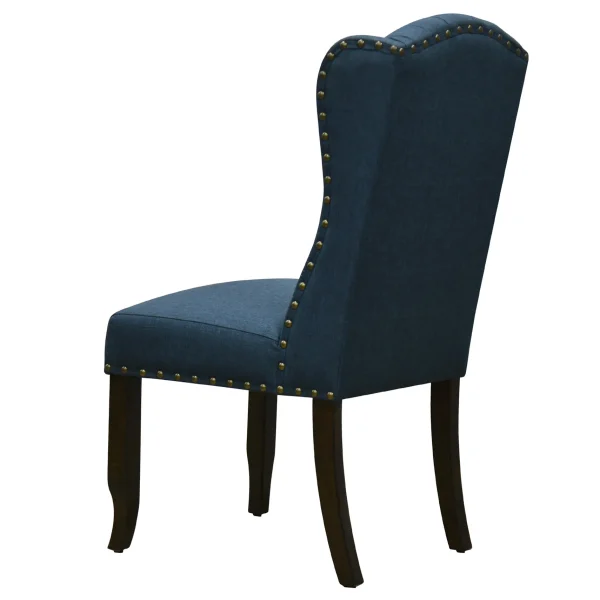 Providence Aahmad Winged Dining Chair, Azure Low Price^* Best Sale