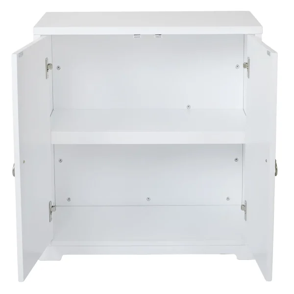 Providence Clara White 2-Door Cabinet Opening Sales^* New