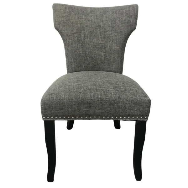 Providence Jhene Ii Studded Back Dining Chair, Grey Discount Online^* Fashion
