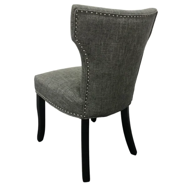 Providence Jhene Ii Studded Back Dining Chair, Grey Discount Online^* Fashion