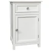 Providence Layne 1-Drawer 1-Door White Cabinet Promotion^* Clearance