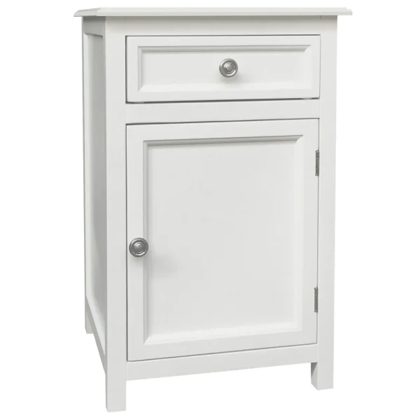 Providence Layne 1-Drawer 1-Door White Cabinet Promotion^* Clearance