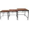 Rectangle Wood Top With Metal Leg Table, Large Featured^* Hot