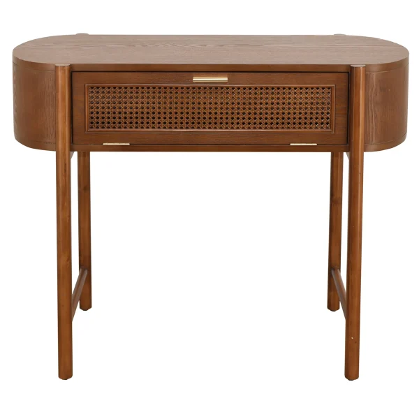 Reston Round Corner Wooden Console Table Less Expensive^* Outlet