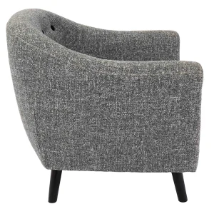 Rockwell Accent Chair & Ottoman Set, Salt & Pepper Opening Sales^* Fashion