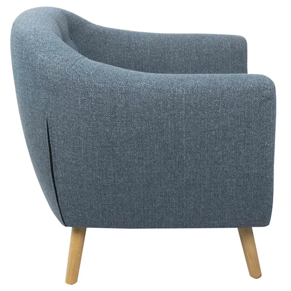 Rockwell Accent Chair & Ottoman Set, Blue Bargain Sale^* Fashion