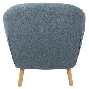 Rockwell Blue Mid-Century Modern Accent Chair Opening Sales^* Fashion