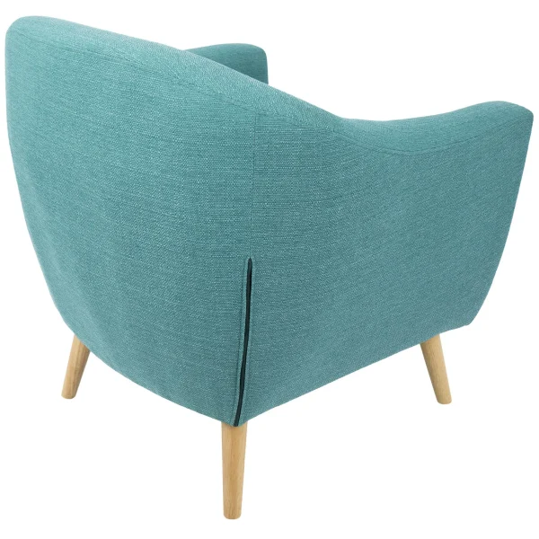 Rockwell Teal Mid-Century Modern Accent Chair Gift Selection^* Online