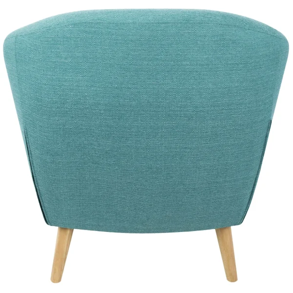 Rockwell Teal Mid-Century Modern Accent Chair Gift Selection^* Online