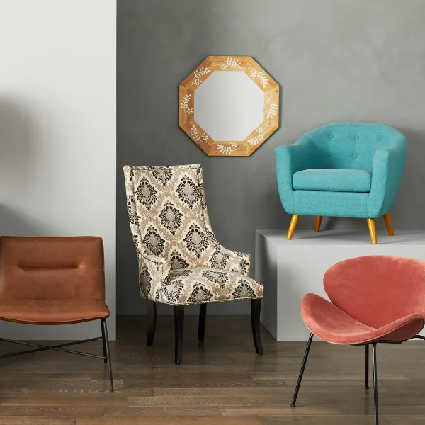 Rockwell Teal Mid-Century Modern Accent Chair Gift Selection^* Online