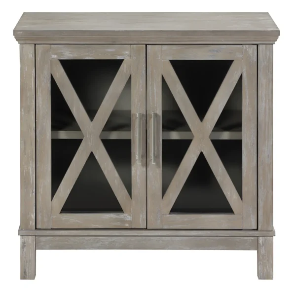 Rowan 2-Drawer Grey Cabinet Flash Sale^* Discount