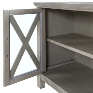 Rowan 2-Drawer Grey Cabinet Flash Sale^* Discount