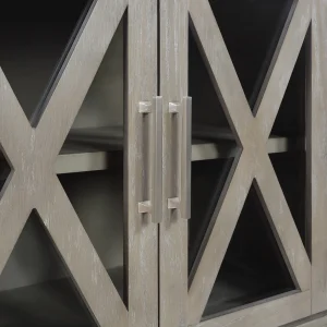 Rowan 2-Drawer Grey Cabinet Flash Sale^* Discount
