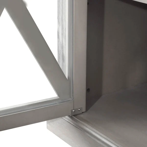 Rowan 3-Drawer Grey Cabinet Good Quality^* Online