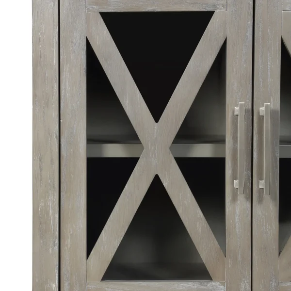Rowan 2-Drawer Grey Cabinet Flash Sale^* Discount